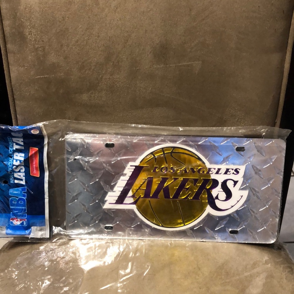 Los Angeles Lakers License Tag